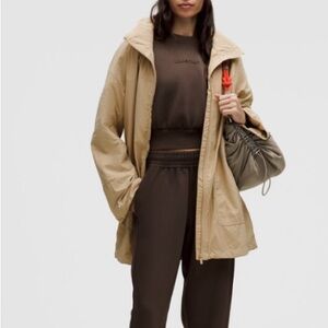 lululemon athletica Tan Utility Jacket